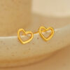Heart Stud Earrings