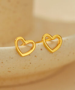 Heart Stud Earrings