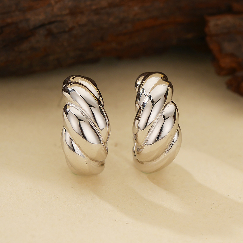 Croissant Stud Earrings