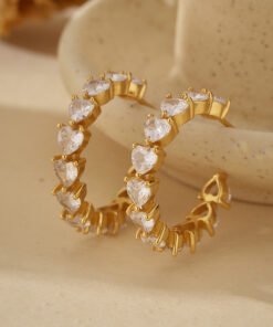 C-shape Stud Earrings