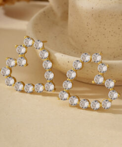 Heart Stud Earrings