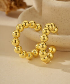 C-shape Stud Earrings