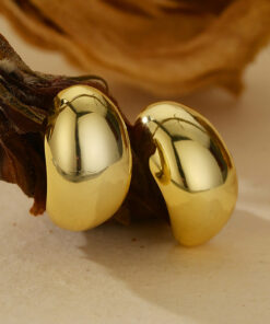 Bean Stud Earrings