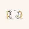 C-shape Stud Earrings